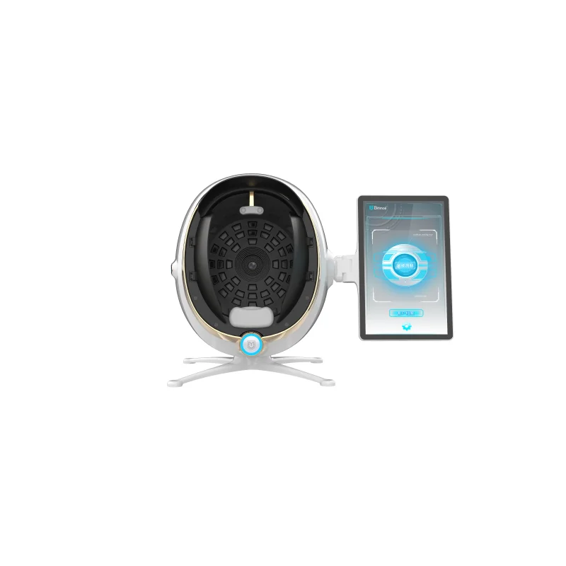 3D artificial intelligence skin full face analyzer for facial acne pores redness swelling problem skin skin face analyzer