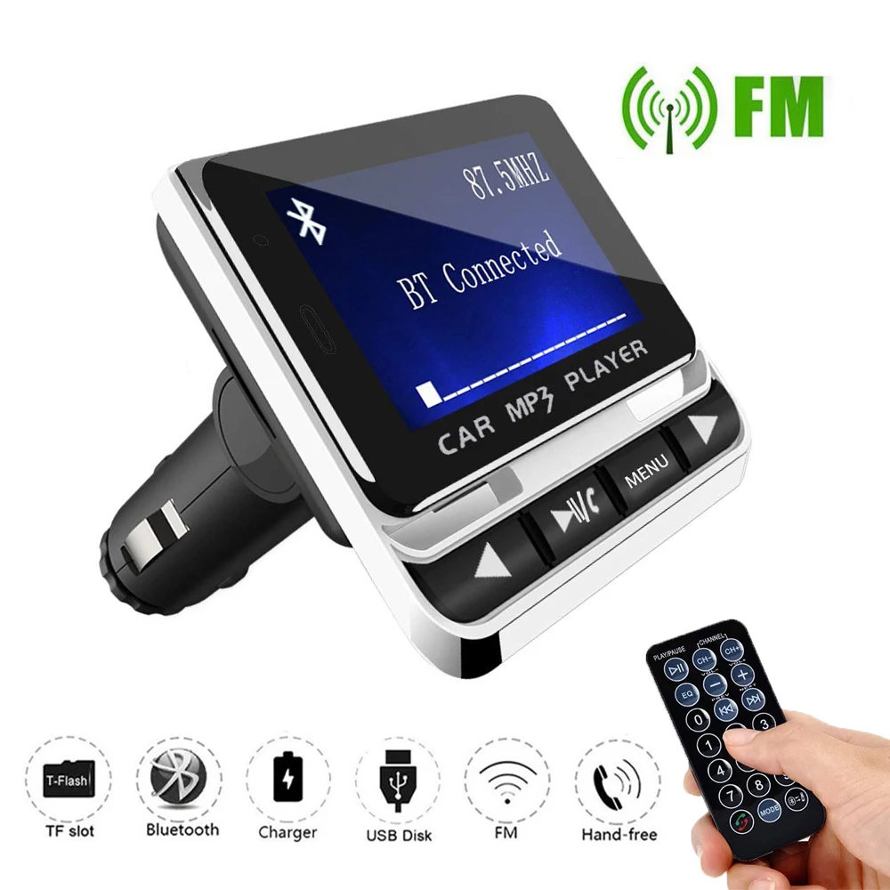 Forever FM Transmitter 2.1A Wireless Bluetooth Car Charger