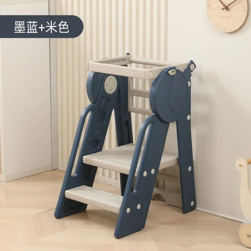 מגדל פעוטות - מגדל מתקפל משודרג לעזרה במטבח, כסא צעדים לילדים, מתאים לגילאי 1.5 עד 6 שנים, צעדי שירות לילדים