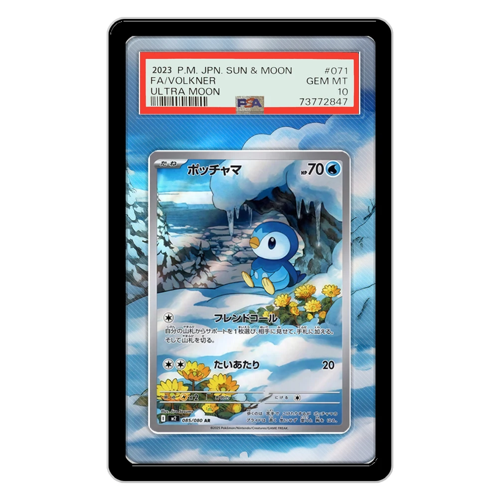  카드 피플럽 PTCG 확장 아트 디스플레이 케이스 컬렉션 게임 카드 PSA 보호 보관 박스 디스플레이 랙