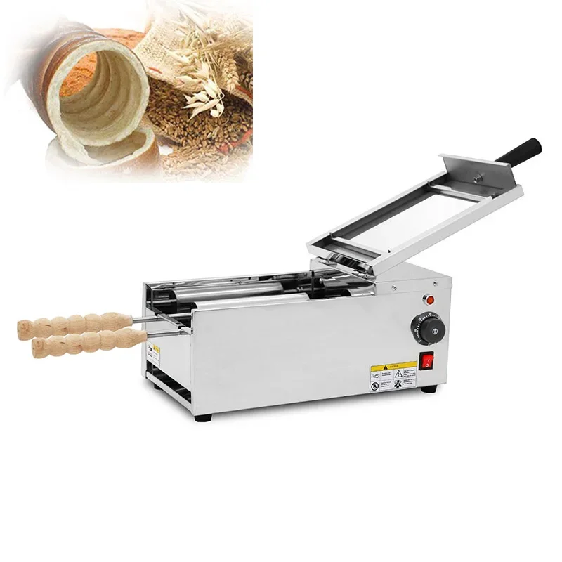 

Hungarian Chimney Cake Kurtos Kalacs Roll Grill Oven Machine Electric Doughnut Ice Cream Cone Maker