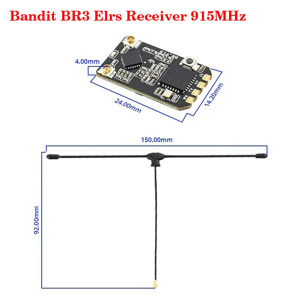 รูปสินค้า ตัวรับสัญญาณโดรนระยะไกล 915MHz 500mW สำหรับ FPV