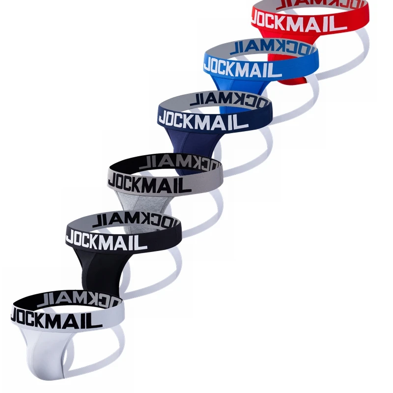 6pcs /lot Mens Sexy Butt Lifting Jockstrap Panties Briefs Hip Lift Gay Mens Underwear Comfortable Underpants Bikini Thongs