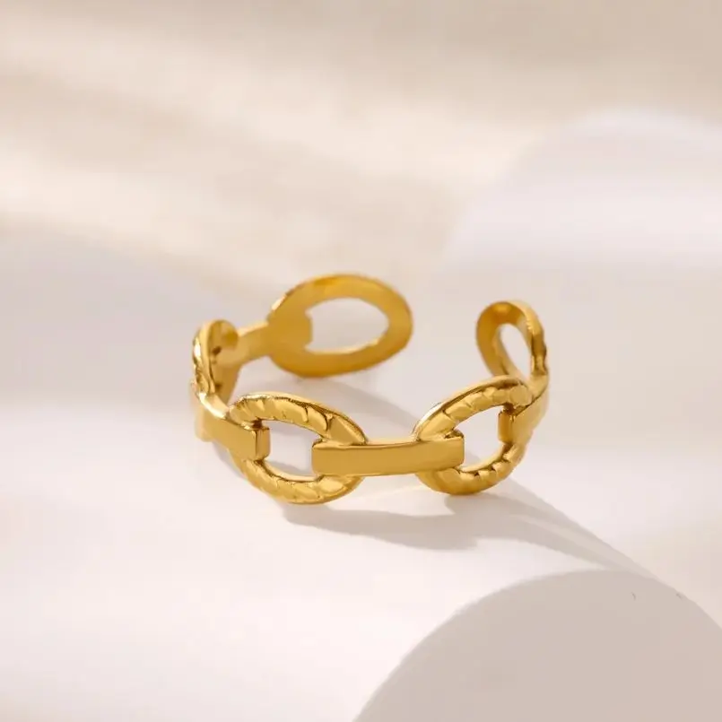 Stainless Steel Jewelry For Women 18K Gold Plated Geometric