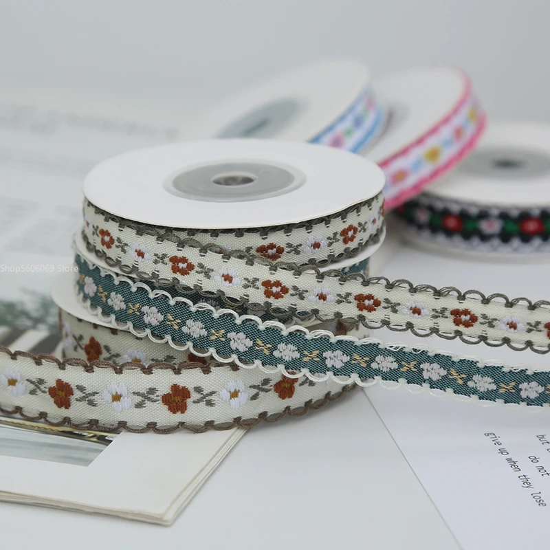 

American Pastoral Style Ribbon Ribbon Handmade Bow Hair Accessories Ribbon Ribbon Packaging Gift Decoration Hand Account Lace