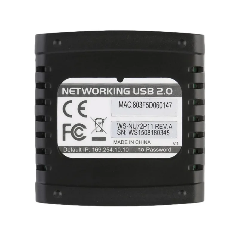 Adattatore di rete LAN USB 2.0 da 10/100 Mbps per server di stampa LPR, dispositivo di condivisione stampante USB per l'uso con più stampanti in ufficio - immagine 5