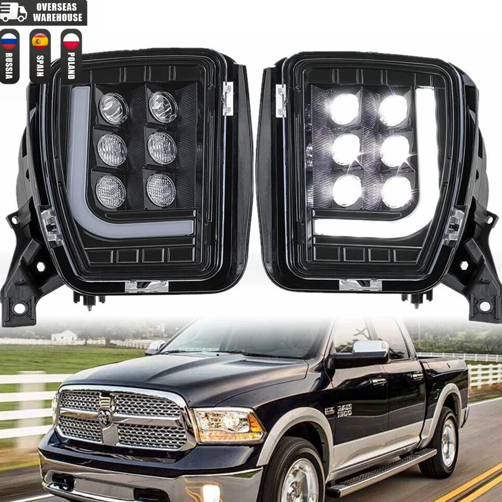 Für Dodge Nebel Licht Teile Für Dodge Ram 1500 Zubehör Führte Nebel Lampe  Für Dodge Ram 2013-2017 - AliExpress