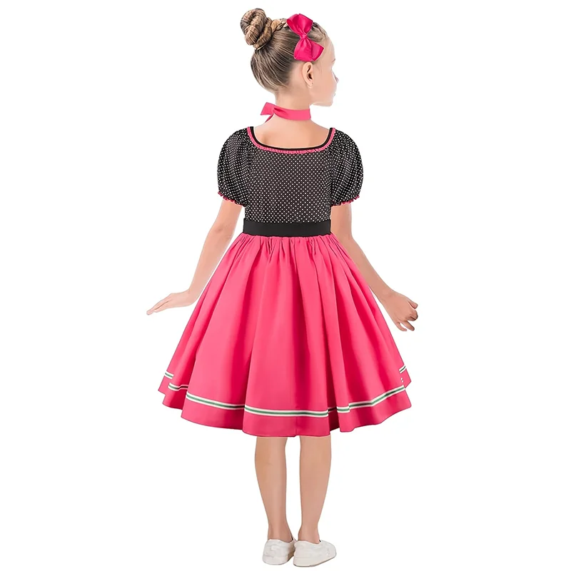Kids 1950s Poodle Skirt Costume 2