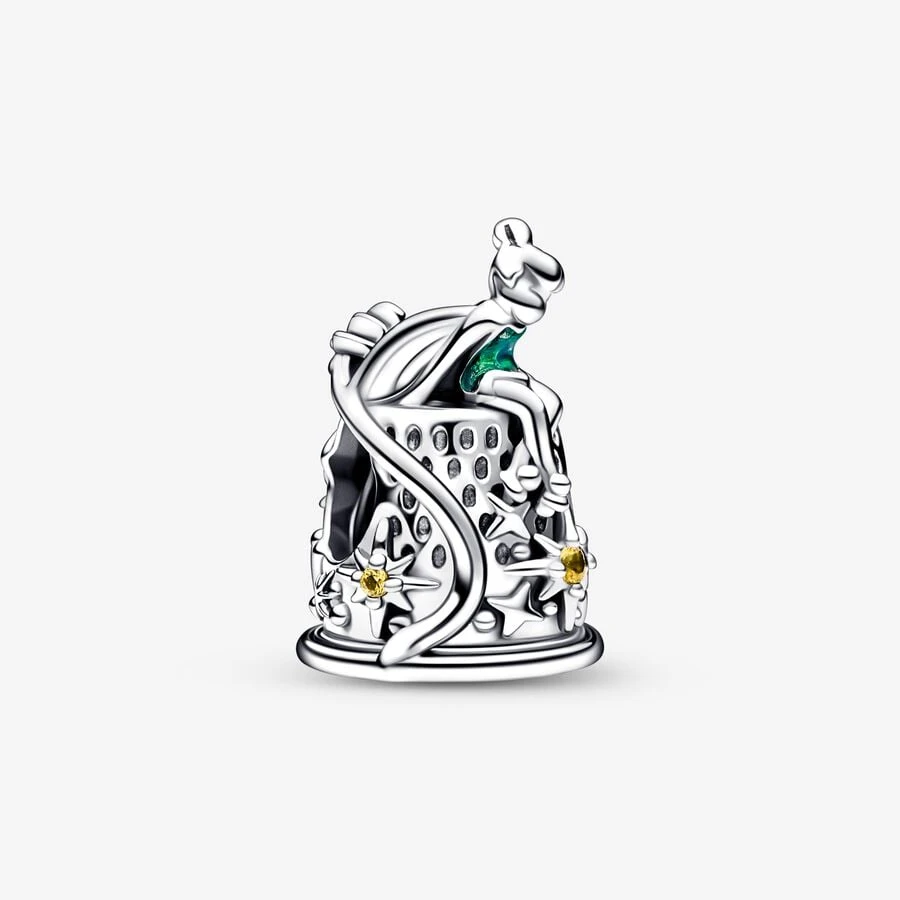 Disney Tinker Bell Celestial Thimble Charm Fit Original Pandora Charm Bracciali Ciondolo Gioielli Berloque