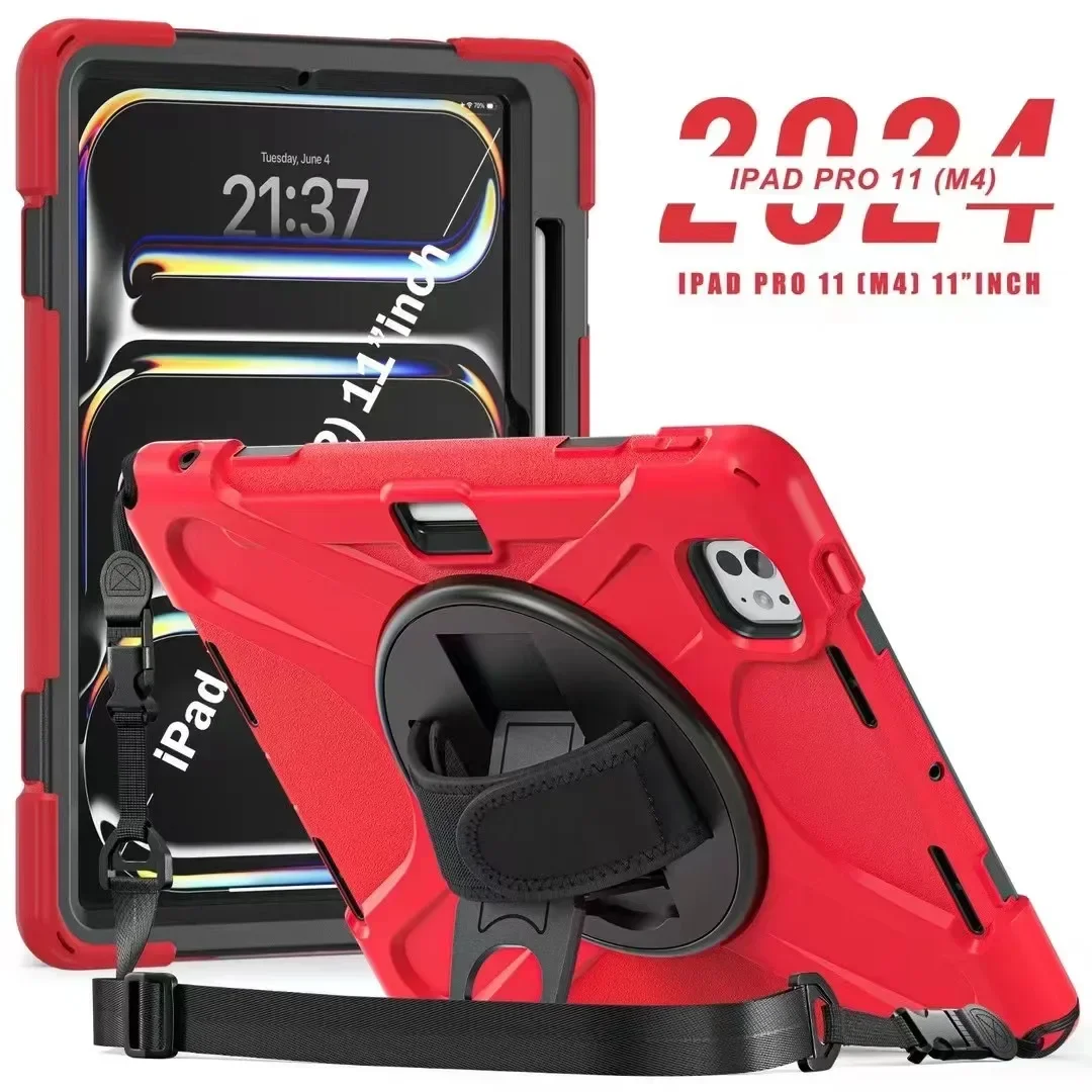Kids Shockproof iPad Case with Pencil Holder