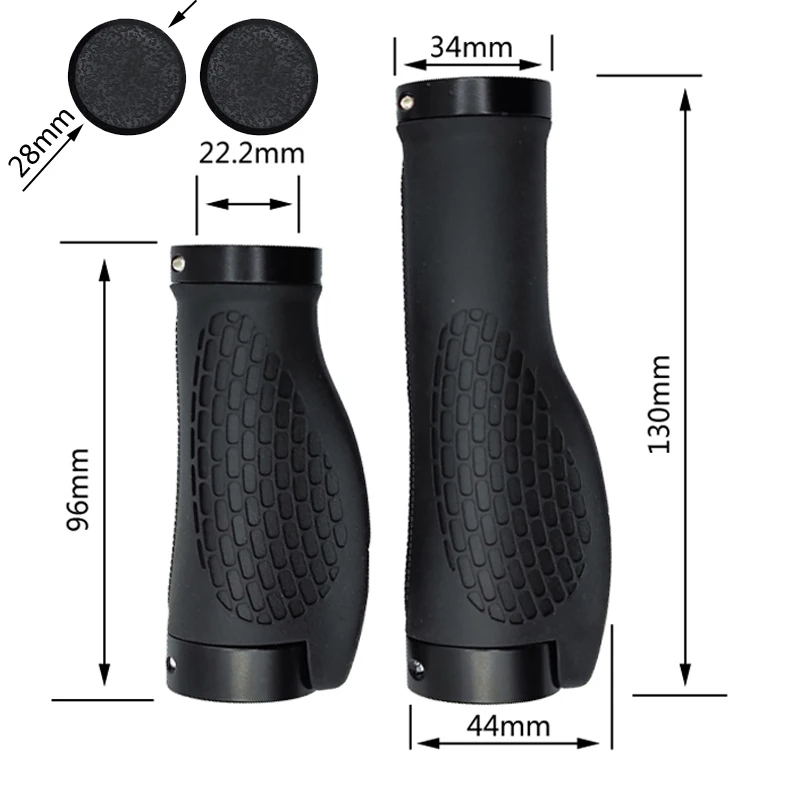 Bicycle Grips MTB Bike Handbar Grips Rubber Non-slip Bilateral Lock Cycling Bmx Handle Bikes Handlebar bike handlebar grips
