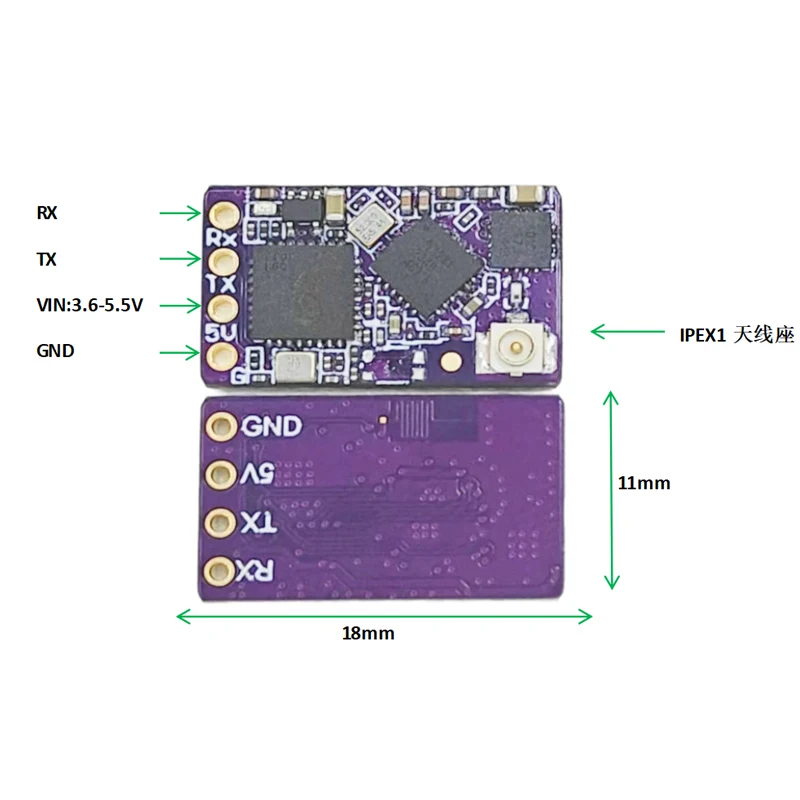 Récepteur ELRS 2.4G ExpressLRS longue distance pour Drone RC FPV Racing