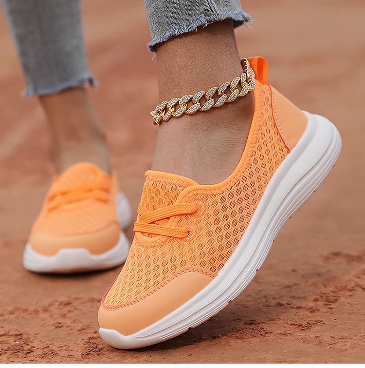 Frauen Sneaker 2025, Neue Frau Schuhe Leichte Herbst Turnschuhe Mesh Casual Sport Zapatillas De Mujer Weiß Schuhe Frauen – Detail 8