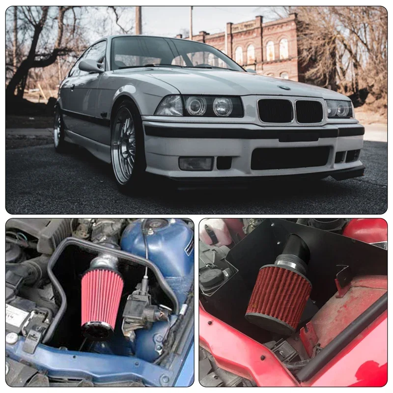 Kit D'Admission D'Air RW RED + Filtre Pour 99-05 BMW E46 323 325 328