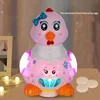 Electric Egglaying Chicken Upgrade Edition Egglaying Little Hen Wanxiang Music Luminous Children's Enlightenment Puzzle Toy 1