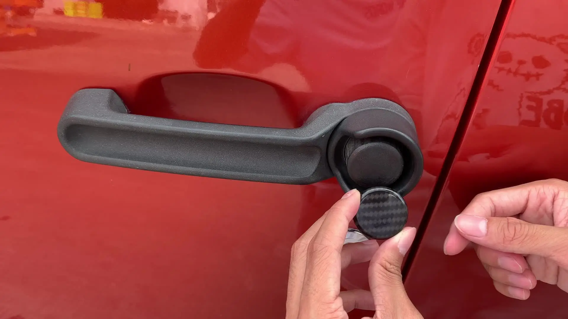 Exterior Door Handle 4pcs Compatible With 2007-2017 Jeep Wrangler JK, 2008-2012 Jeep Liberty, 2007-2011 Dodge Nitro Replaces 4589164AI 80614
