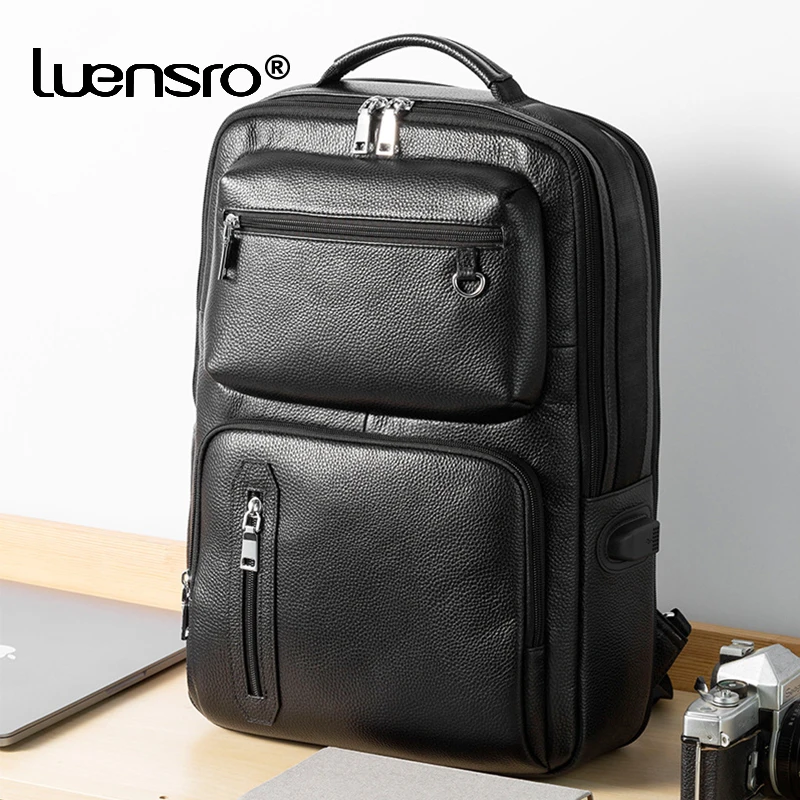 Sac A Dos 2022 Luxury Big Backpack Black School Waterproof Bag Pack Trendy  Woven Large Pu Leather Rucksacks Mens Laptop Bags - AliExpress