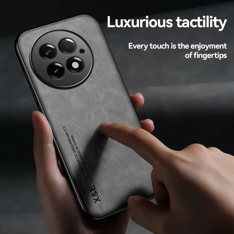 Retro Magnetic Suede Leather Shockproof Matte Silicone Soft Case Cover