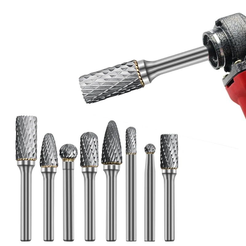 

Head Bur Set Mini Diamond Tip Bur Material Alloy Grinding Accessories