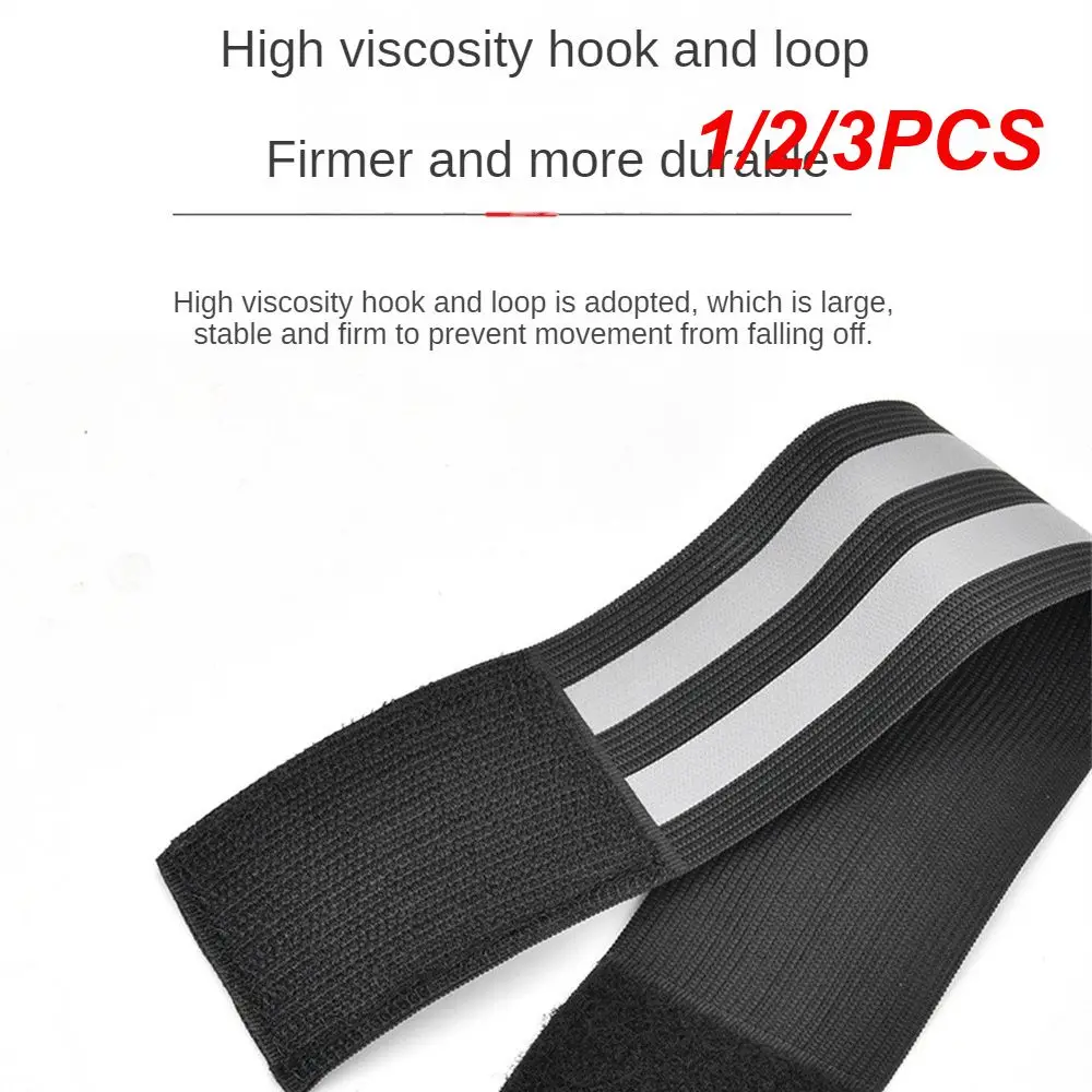 

1/2/3PCS Reflective Warning Strip High Elasticity Sport Sweatband Unisex Wrist Sweatband Sport Sport Wristband Colorful Strap