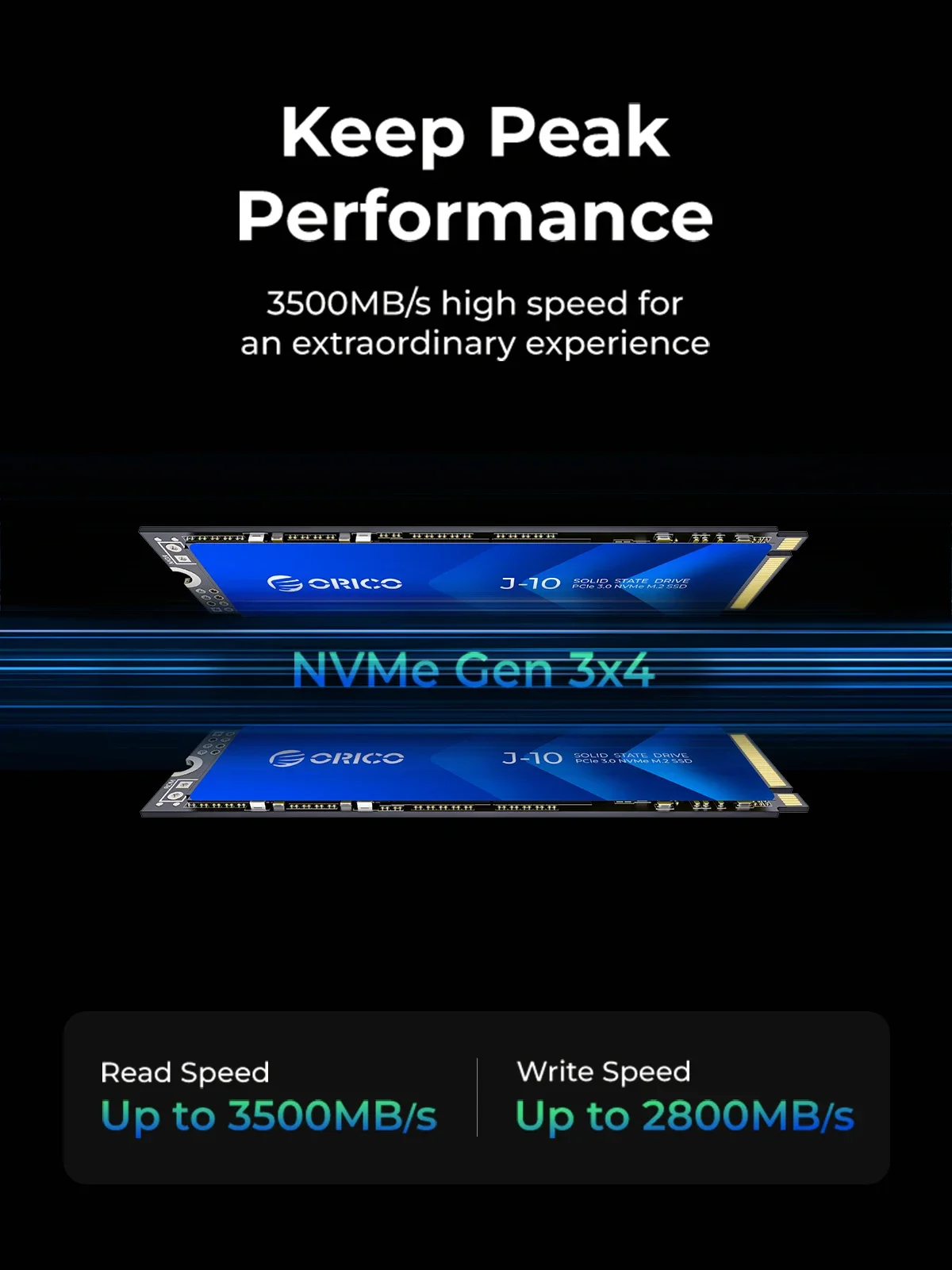 ORICO M.2 NVMe SSD 1TB 2TB 512GB 256GB 3100MB/s NVME PCIe Gen3x4 내장형 솔리드 스테이트 드라이브 M 키 2280 SSD 노트북/데스크탑 3D용