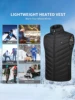9 Heated Vest Zones Electric Heated Jackets Men Women Sportswear Heated Vest Bodywarmer Usb Inner Heat Vest Veste For Camping 5