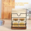 Napkin Holder Metal Table Napkin Holder with Weighted Base Multipurpose Napkin Salt and Pepper Dispenser for Kitchen Countertop 6