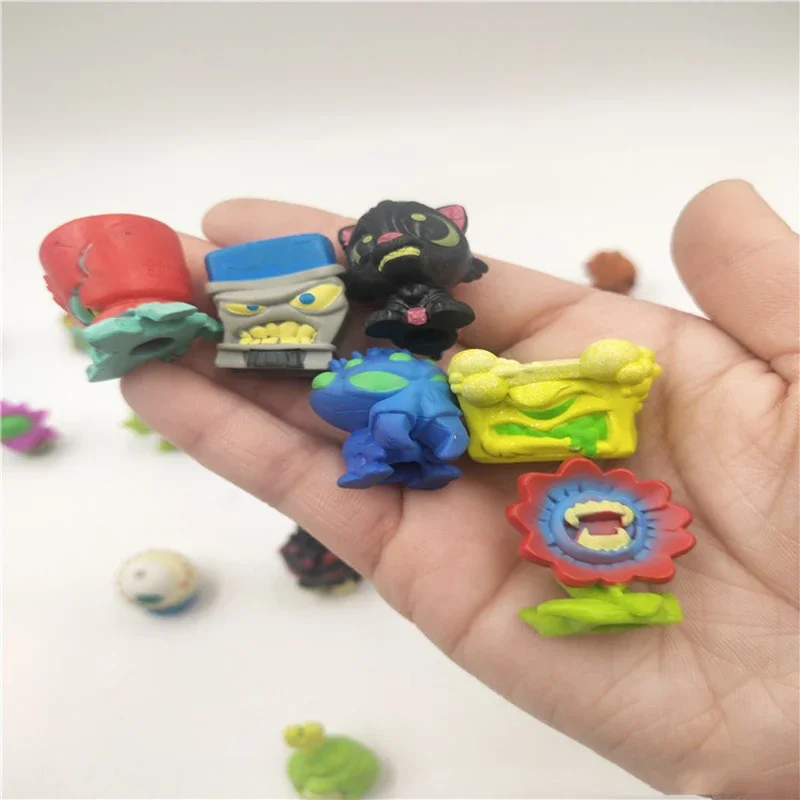 New Arrival 100pcs/lot Anime 3D Trash Figure Pack Soft Monster Model Toy Collectible Gift for Kids Boy Wholesale