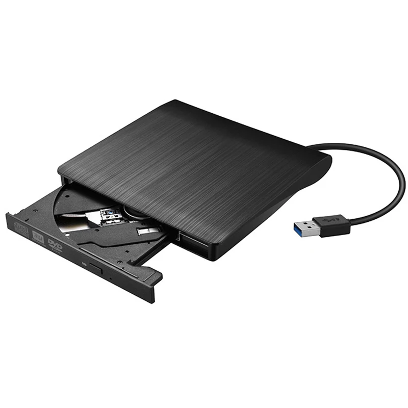 노트북 데스크탑 모바일 기기용 범용 브러시드 중립 USB 3.0 외장 DVD 버너 광학 드라이브 - 외장 드라이브