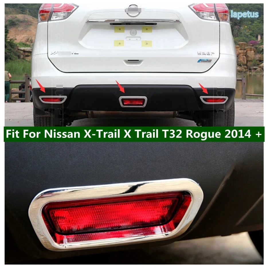 

Chrome Car Accessories Rear Fog Light Lamp Decor Frame Cover Trim Fit For Nissan X-Trail X Trail T32 Rogue 2014 - 2016