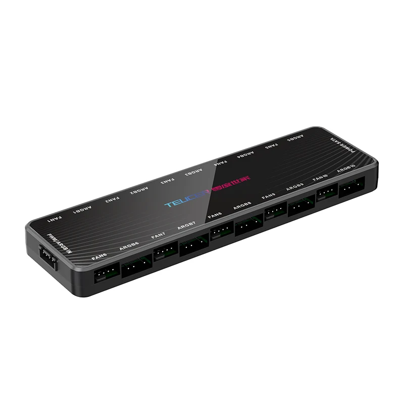 TEUCER LP-10 ARGB/PWM HUB SATA Power Interface 5 Ports 5V 3pin ARGB and 5 Ports