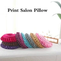 Latex Insert Flower Shape Pillow Spa Pad Face Rest Body Massage Cradle Cushion Soft Beauty Salon Bolsters Pad Beauty Care 1