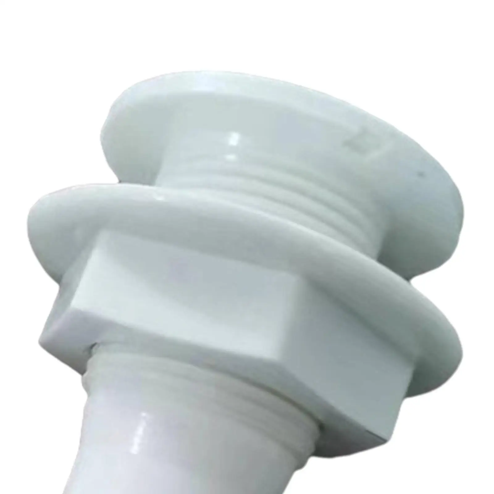 

90 Degree thru Hull Fitting Boat Plumbing Fittings for Replacement Stable Convenient Installation Accessories Stable Performance
