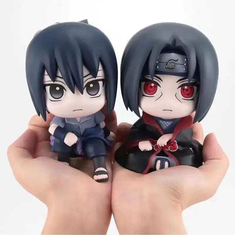 Anime Naruto Character Q Edition Action Figure - Cute Decorative Figurine Toy Gift