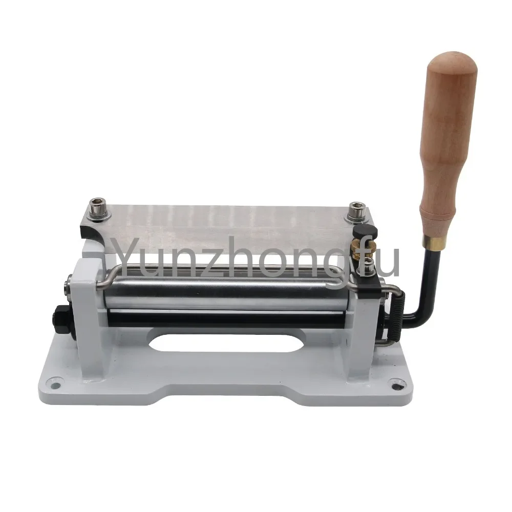

6" Manual Leather Skiver Peeler Splitter DIY Shovel Skin Skiving Machine