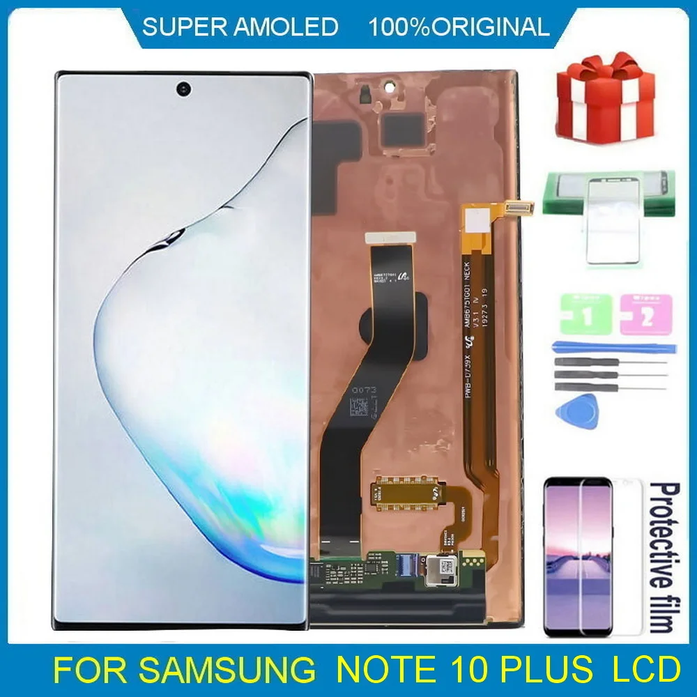

Original Amoled LCD For Samsung Galaxy Note 10 Plus N975 N975F N975U LCD Display Touch Screen Digitizer Assembly Replacement