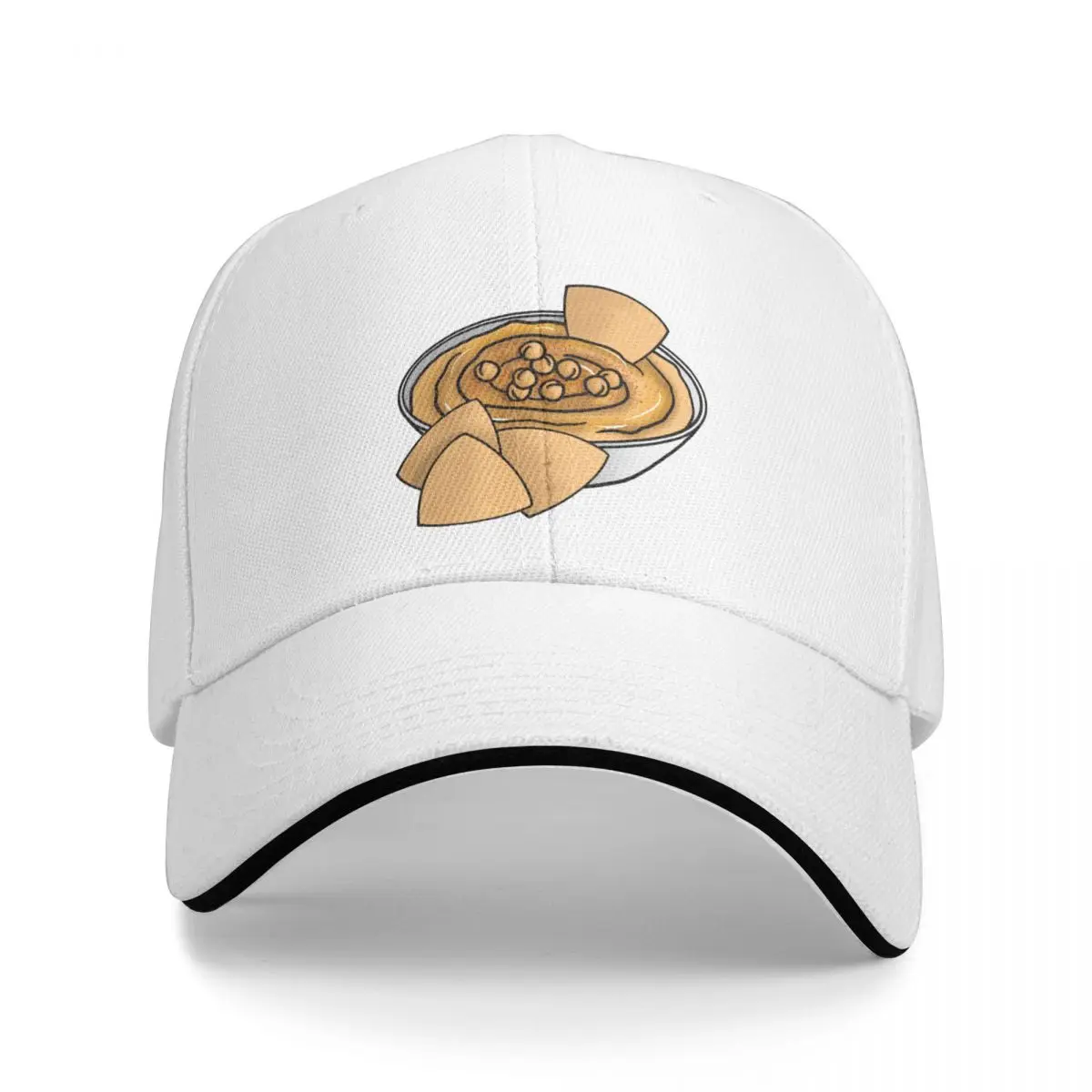 

Pita Chips & Hummus Bucket Hat Baseball Cap Winter cap man women streetwear Ladies hat Men's
