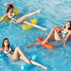 Foldable Floating Water Hammock Recliner Inflatable Floating Mattress Sea Ring Pool Party Toy Lounge Bed Swimming Accessories 2