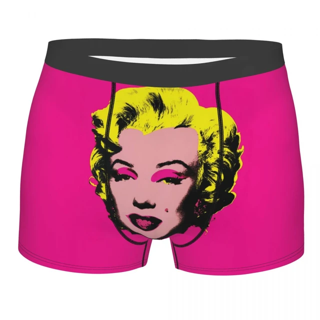 Funny Boxer Marilyn Monroe Sexy Star Shorts Panties Briefs Men's