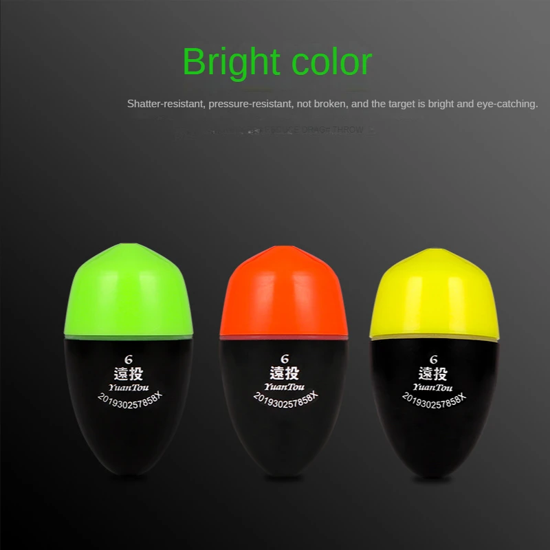 

Long Shot Fishing Float Sea Pole Fish Bite Alarm LED Two-color Light Detachable Rock Fishing Night Electronic Buoy with Battery