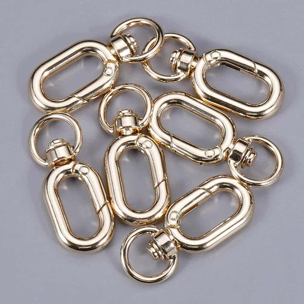 50pcs 39mm Metal Lobster Clasp Swivel Snap Hooks Dog Buckle for Bag Hardware Parts Accessories Keyring Buckles Wholesale