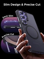 UGREEN For Samsung Galaxy S26 Ultra 2026 Magnetic Case Clear Hard Back Cover Cases for Samsung SamsungGalaxyS26 2026 Black TPU - Image 6