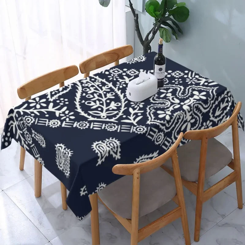 

Rectangular Tablecloth Tablecloth Fit 45"-50" Elastic Edge Table Cloth Table Cover