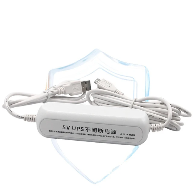 UPS Backup Battery 5V Uninterruptible Power Supply For Camera Power Adapter AC110V-240V UPS Backup Power Supply Camera Power 3