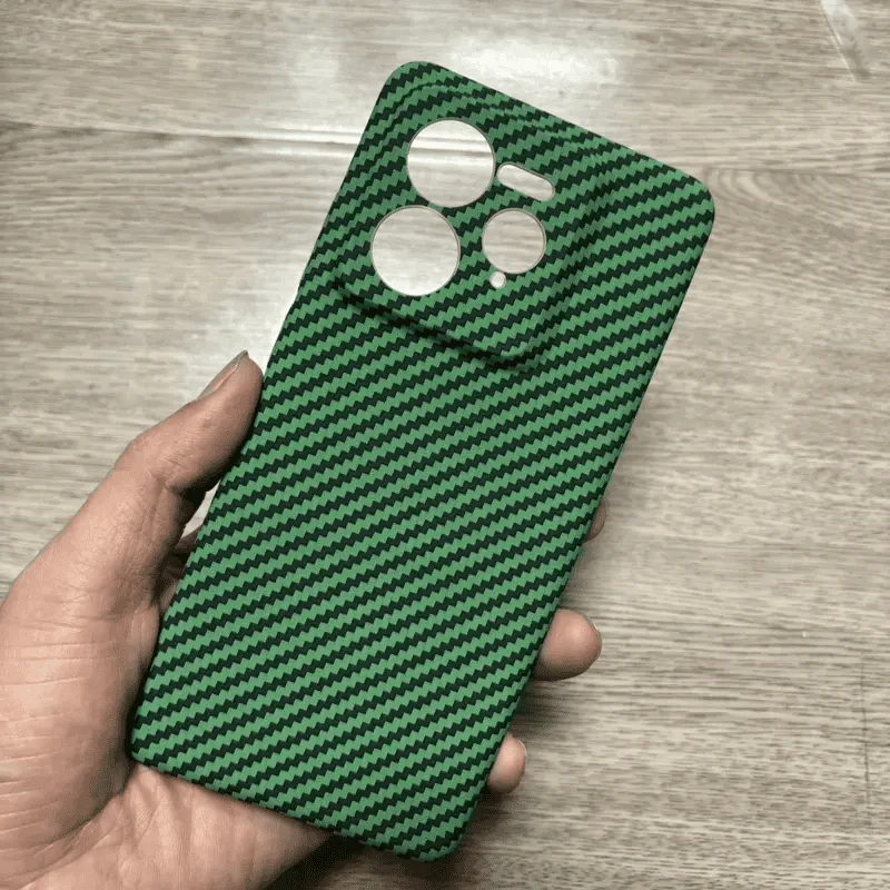 Stylish Carbon Fiber Texture Shockproof Bumper Case