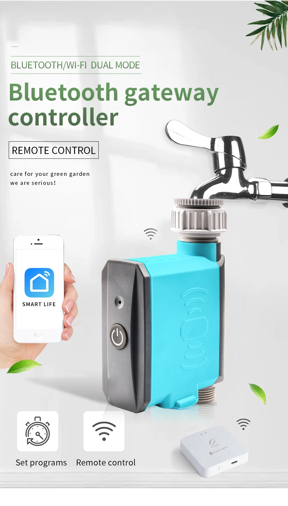 controlador de irrigação automática com bluetooth gateway