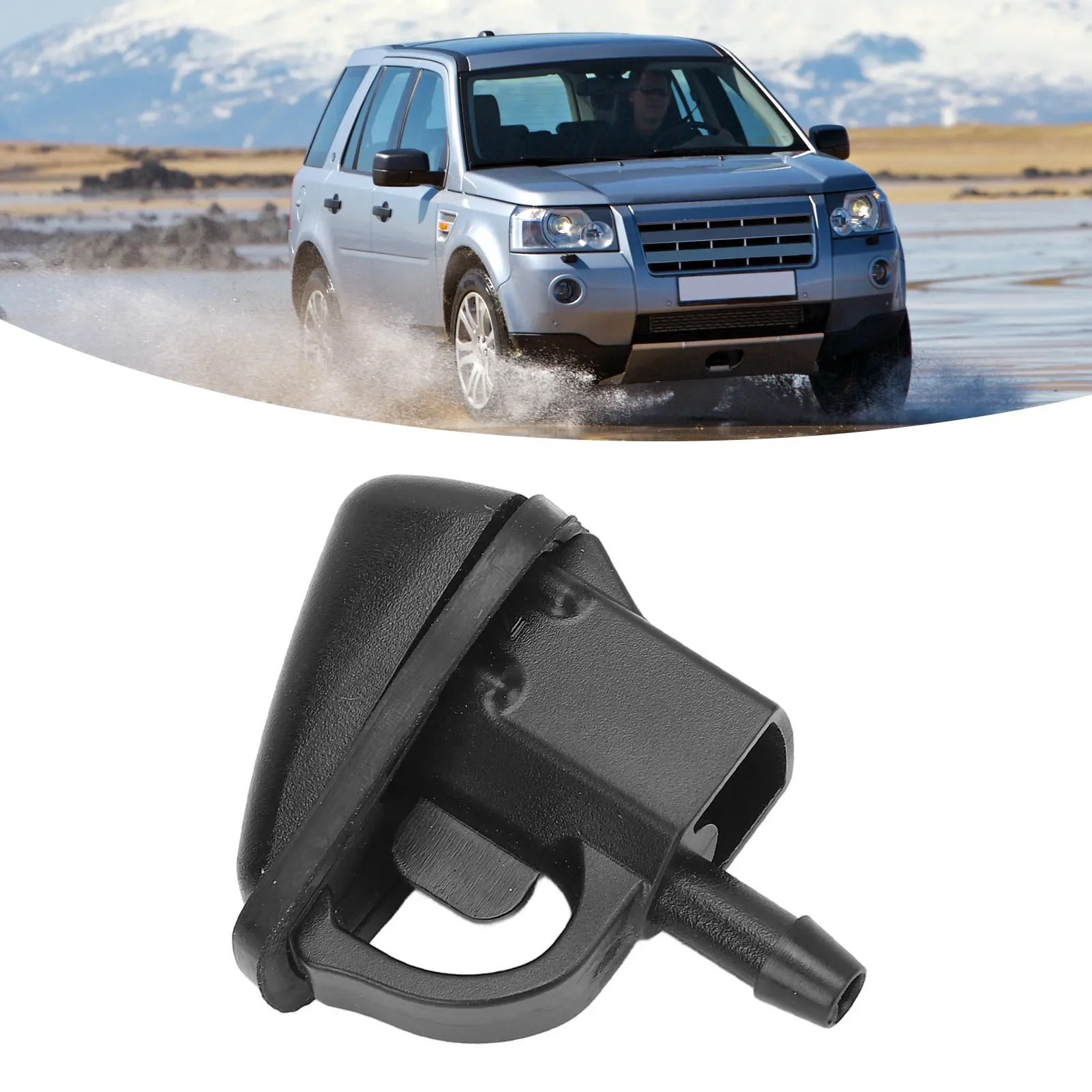 Windshield Washer Nozzle LR048709 Front Window Washer Nozzle LR048709 Standard Seamless for Freelander 2 L359 2006 To 2015