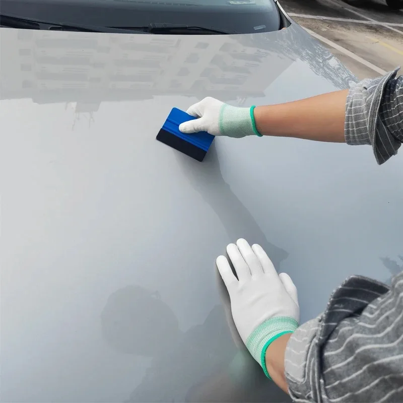Car Vinyl Wrap Gloves Anti-Static Window Tint Film Install Gloves Nylon Tinting Work Safety PU Coated Fingertip 12Pairs