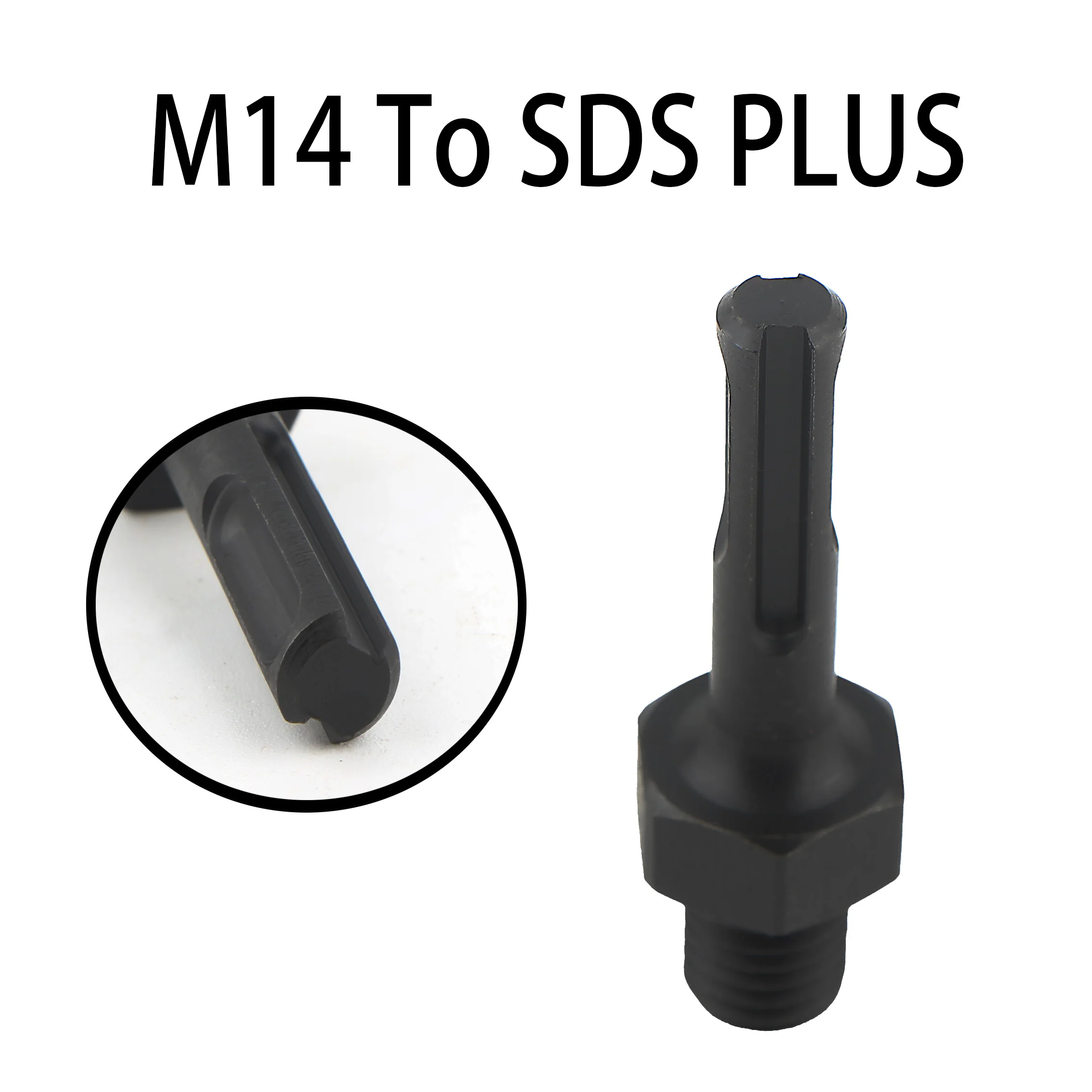 레이젠 M14 나사산에서 3/8 육각 SDS 플러스 샹크 어댑터로 변환, 다이아몬드 코어 비트 홀쏘에 적합하며 해머 전동 드릴에 장착 가능