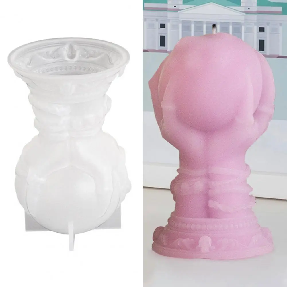 Large 3D Candle Mold Silicone Skeleton Hand Ball Mold Halloween Scene Decoration for DIY Crafts Aromatherapy Candle Soap